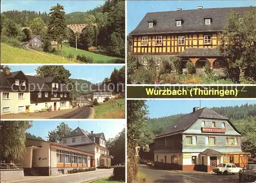 Wurzbach Viadukt im Sormitztal Restaurant Heinrichshuette Kat. Wurzbach