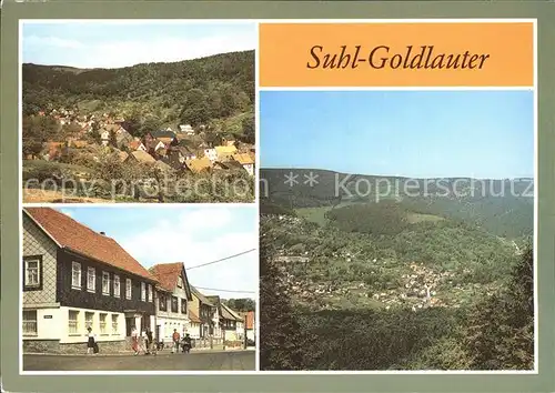 Goldlauter Heidersbach Gasthaus Zum Hirsch Kat. Suhl