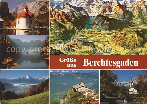 Berchtesgaden St. Bartholomae Malerwinke Kehlstein Ramsau Kat. Berchtesgaden