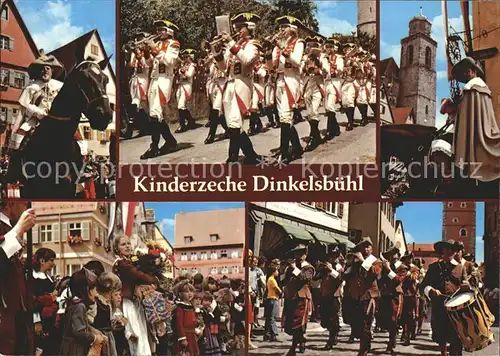 Dinkelsbuehl Kinderzeche Blaskapelle Aufmarsch Kat. Dinkelsbuehl