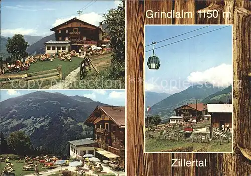 Zell Ziller Tirol Gasthaus Grindlalm Zum Enzian Sepp Kat. Zell am Ziller