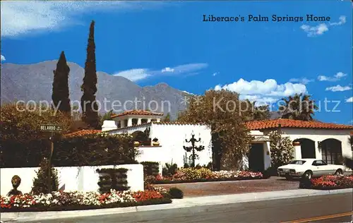 Palm Springs Liberace`s Palm Springs Home Kat. Palm Springs