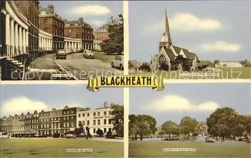 Blackheath Westcombe Paragon Montpelier Row Prince of Wales Pond Kat. Greenwich