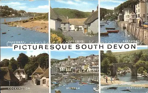 Devonport Plymouth Dartmouth Salcombe Hope Cove Brixham Kat. Plymouth