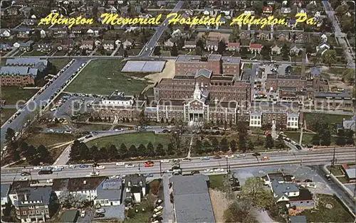 Abington Pennsylvania Memorial Hospital Fliegeraufnahme Kat. Abington