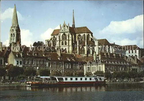 Auxerre L`Abbaye Saint Germain Bords de l`Yonne Kat. Auxerre