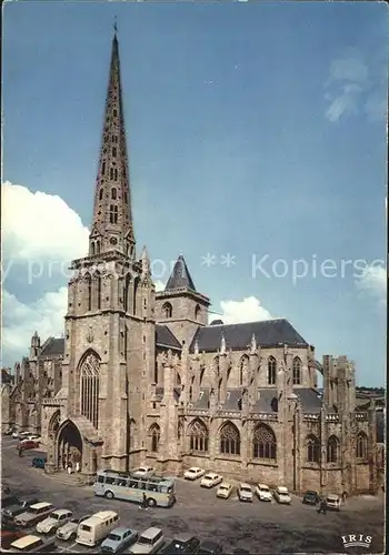 Treguier Cotes d Armor La basilique cathedrale Saint Tugdual Kat. Treguier