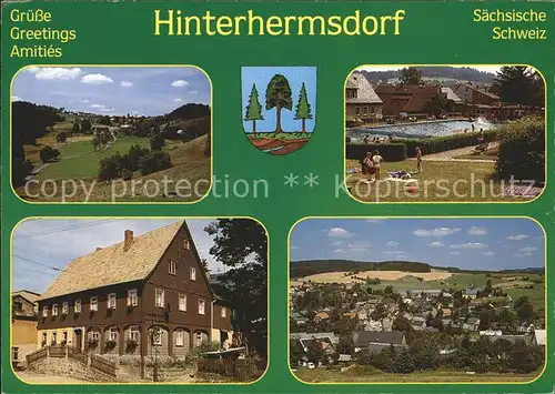 Hinterhermsdorf Umgebindehaus Kat. Sebnitz