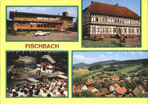 Fischbach Emsetal Thueringenbaude Fachwerkhaus Bergbuehne Kat. Emsetal