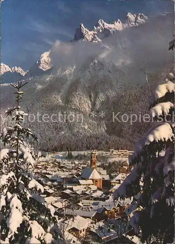 Mittenwald Bayern Karwendelgebirge Kat. Mittenwald