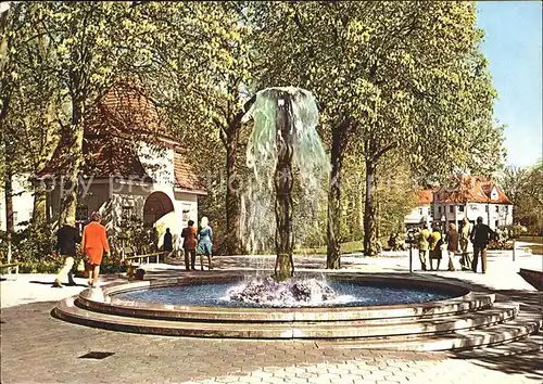 Bad Rothenfelde Brunnen im Kurpark Kat. Bad Rothenfelde