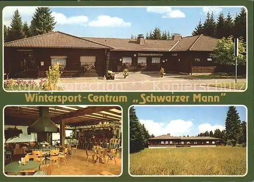 Gondenbrett Wintersport   Centrum Schwarzer Mann Kat. Gondenbrett