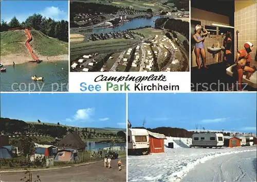 Kirchheim Hessen Campingplatz See Park  Kat. Kirchheim