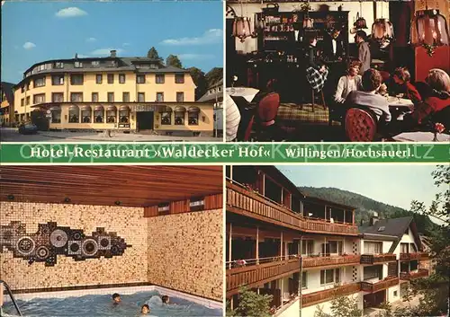 Willingen Sauerland Hotel Restaurant Waldecker Hof Kat. Willingen (Upland)