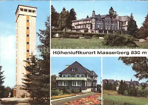 Masserberg Rennsteigwarte Hotel Kurhaus  Kat. Masserberg