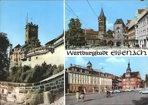 Eisenach Thueringen Wartburg Nikolaikirche und Tor Museum Kat. Eisenach