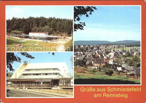 Schmiedefeld Rennsteig Waldbad Crux Erholungsheim Kat. Schmiedefeld Rennsteig