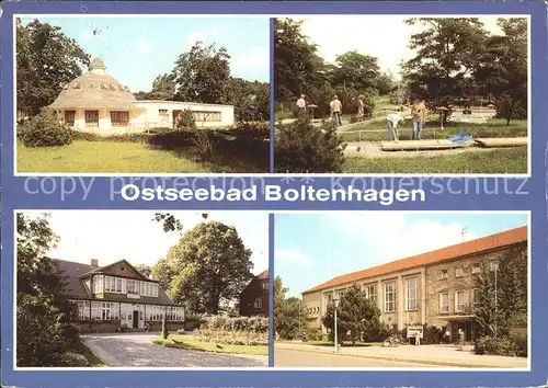 Boltenhagen Ostseebad Restaurant Pavillon Minigolf Haus am Meer Erholungsheim Fritz Reuter Kat. Ostseebad Boltenhagen
