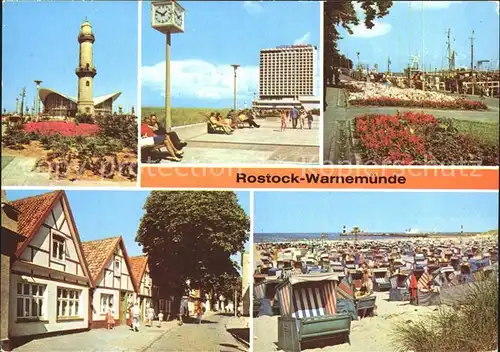 Warnemuende Ostseebad Leuchtturm Hotel Neptun Strom Kat. Rostock