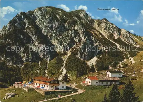 Schleching Wuhrsteinalm am Geigelstein Breitenstein Kat. Schleching