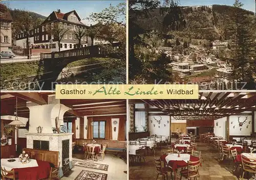 Wildbad Schwarzwald Gasthaus Alte Linde Kat. Bad Wildbad