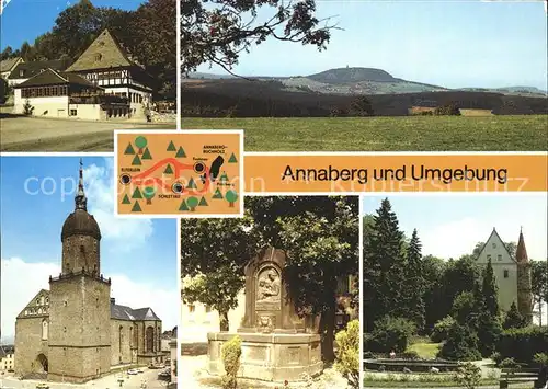 Annaberg Buchholz Erzgebirge Frohnauer Hammer Poehlberg Elterlein Schlettau Schloss Kat. Annaberg