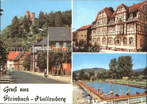Hallenberg Hallenburg Erholungsheim Schwimmbad Kat. Hallenberg