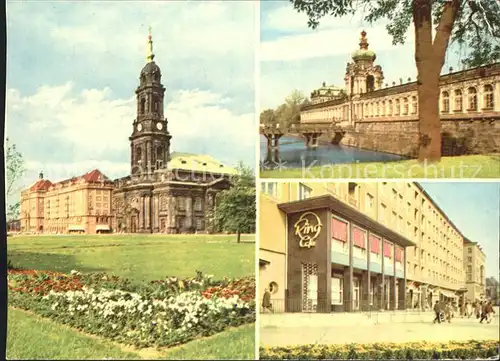 Dresden Loschwitz Zwinger Kreuzkirche Kat. Dresden Elbe