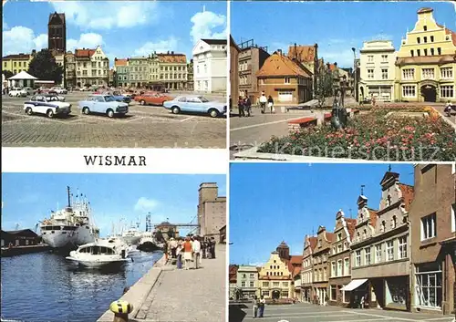 Wismar Mecklenburg Hafen Markt Kraemerstrasse