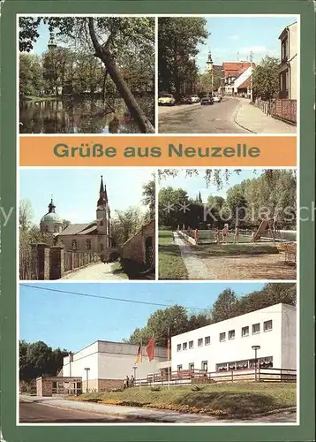Neuzelle Klosterteich Frankfurter Strasse Kirche Kreikulturhaus Kat. Neuzelle