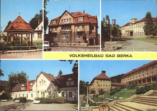Bad Berka Goethebrunnen Kurhotel Zentralklinik Kurmittelhaus Kat. Bad Berka