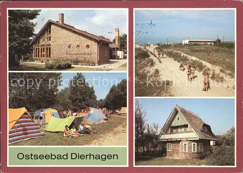 Dierhagen Ostseebad Strand Camping Ferienheim Kat. Dierhagen Ostseebad