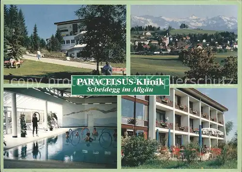 Scheidegg Allgaeu Paracelsus Klinik Kat. Scheidegg