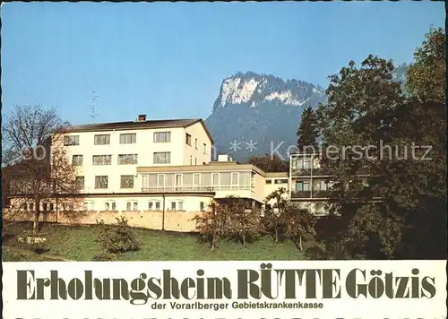 Goetzis Vorarlberg Erholungsheim Ruette Kat. Goetzis