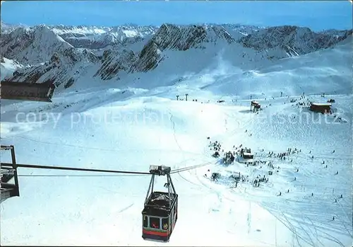 Zugspitze Seilbahn Skigebiet Kat. Garmisch Partenkirchen