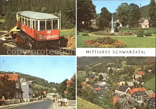 Mellenbach Glasbach Obstfelderschmiede Bergbahn Meuselbach Schwarzmuehle Sitzendorf  Kat. Mellenbach Glasbach