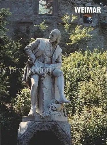 Weimar Thueringen Shakespeare Denkmal  Kat. Weimar