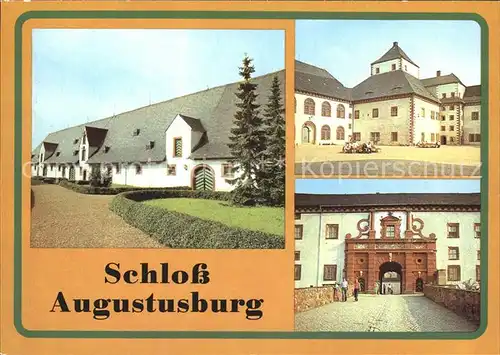 Augustusburg Schloss Stallgebaeude Kuechenhaus Nordportal Kat. Augustusburg