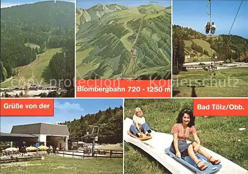 Bad Toelz Blombergbahn Sesselbahn  Kat. Bad Toelz