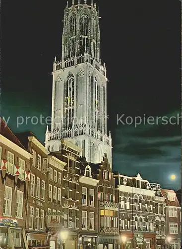 Utrecht Verlichte Domtoren Kat. Utrecht