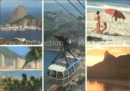 Rio de Janeiro Cidade Maravilhosa Luftseilbahn Kat. Rio de Janeiro