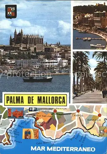 Palma de Mallorca Muenster Paseo Martimo Sagrera Kat. Palma de Mallorca