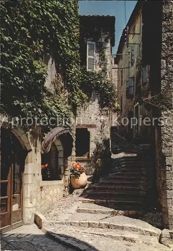 Saint Paul de Vence Aufgang Kirche  Kat. La Colle sur Loup