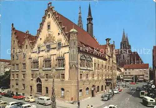 Ulm Donau Spaetgotisches Rathaus  Kat. Ulm