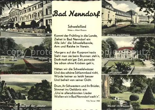 Bad Nenndorf Kurhaus Schlossgarten Kurpark  Kat. Bad Nenndorf