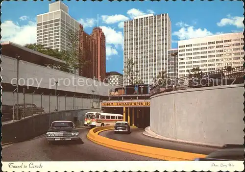 Detroit Michigan Tunnel to Canada  Kat. Detroit