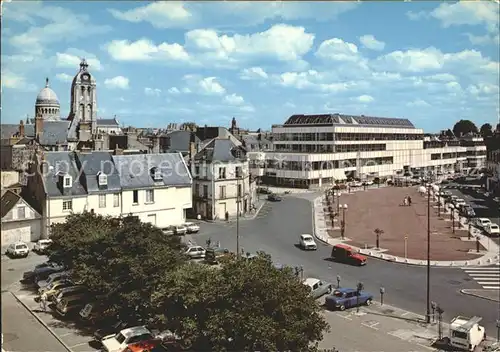 Tours Indre et Loire Place Halles Horloge basilique Saint Martin  Kat. Tours