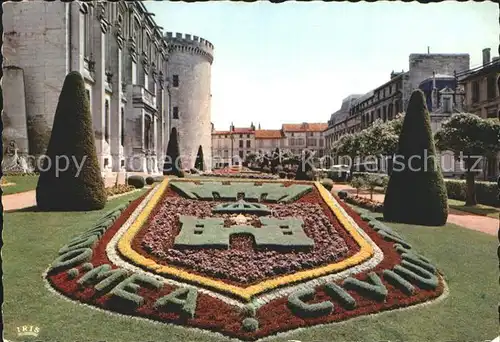 Angouleme Jardin Hotel de Ville Ecusson  Kat. Angouleme