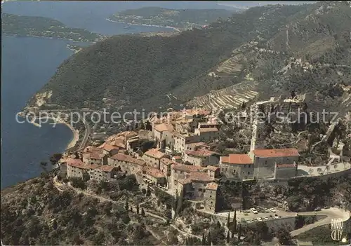 Eze Alpes-Maritimes Fliegeraufnahme Cap-Ferrat Villefranche Mont-Boron Mont-Alban  / Eze /Arrond. de Nice