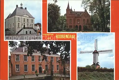 Roosendaal Windmuehle Gebaeude  Kat. Roosendaal